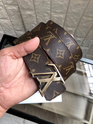 LV Belts AAAAA(Silver Clasp)-217