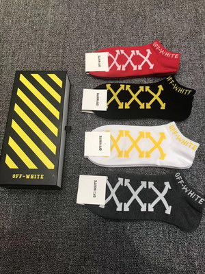 Off White Socks(4 pairs)-338