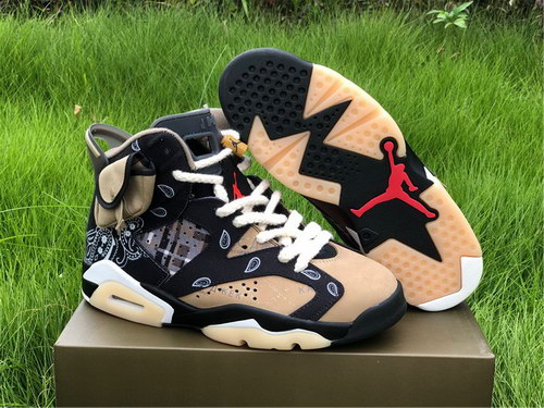 Air Jordan 6s Travis Scott Beige