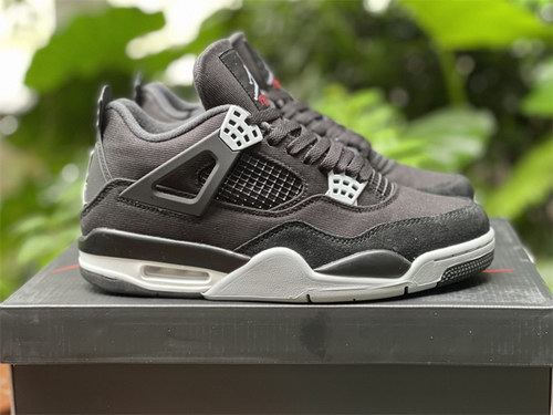 Air Jordan 4 “Black Canvas”