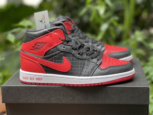 Air Jordan 1 Mid GS “Bred”