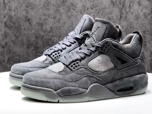 Air Jordan 4 Retro x Kaws Cool Grey