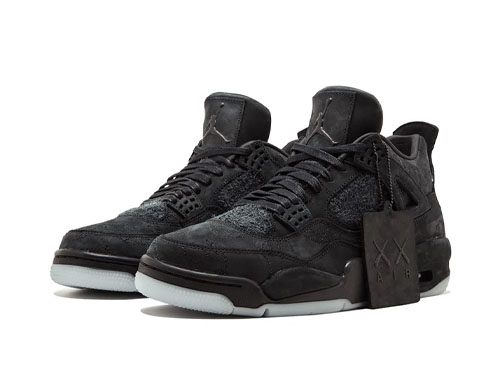 Kaws x Air Jordan 4 Retro Black