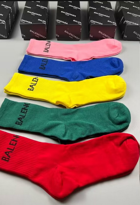 Balenciaga Long Socks(5 pairs)-002