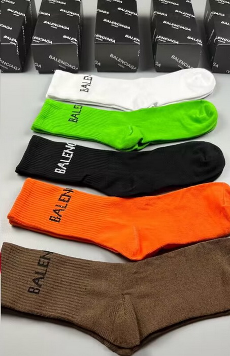 Balenciaga Long Socks(5 pairs)-001